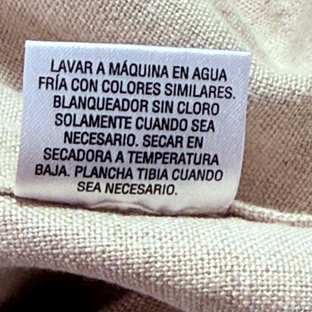 Charter Club Luxury 100% Linen Jacket Button Front‎ in Beige, Size 3X - Picture 10 of 11